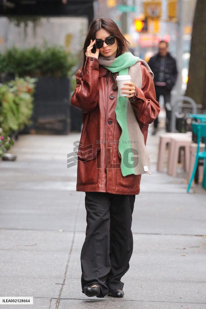 Emily Ratajkowski Looks Stylish - NYC