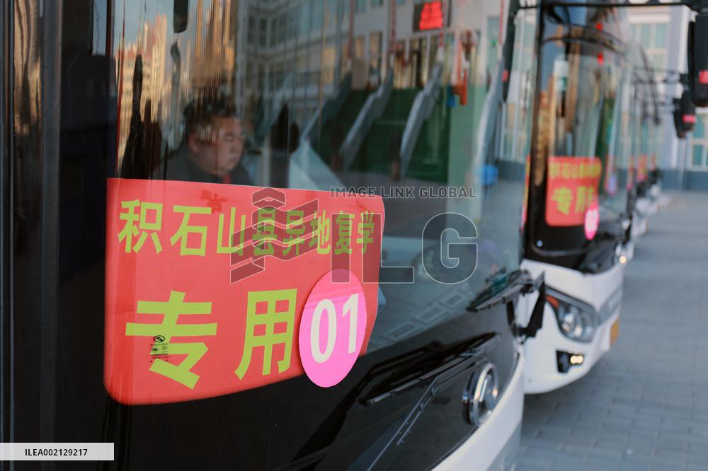 CHINA-GANSU-JISHISHAN-EARTHQUAKE-CLASS RESUMPTION-PLACEMENT (CN)