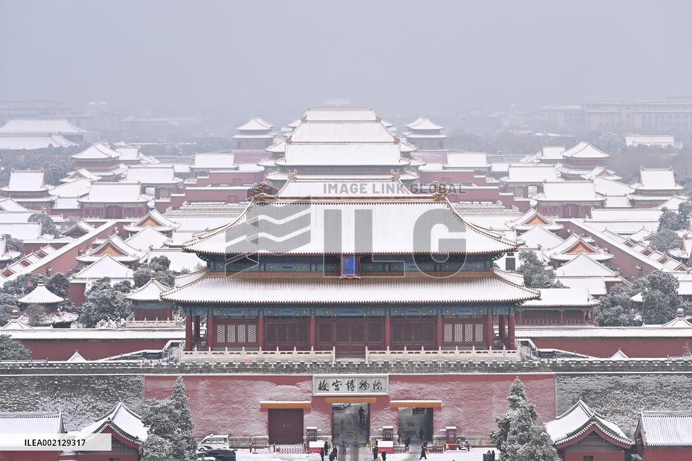 CHINA-BEIJING-CENTRAL AXIS-WINTER SCENERY (CN)
