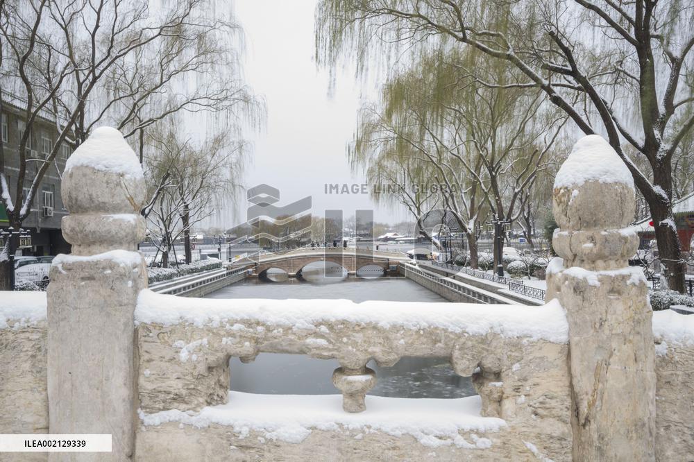 CHINA-BEIJING-CENTRAL AXIS-WINTER SCENERY (CN)
