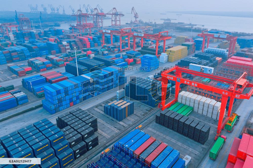 Suzhong International Container Terminal at Rugao Port