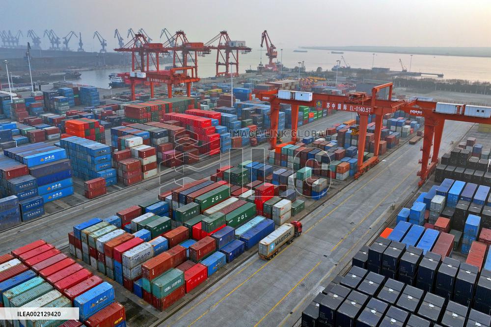 Suzhong International Container Terminal at Rugao Port