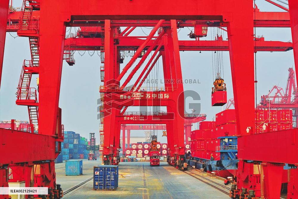Suzhong International Container Terminal at Rugao Port