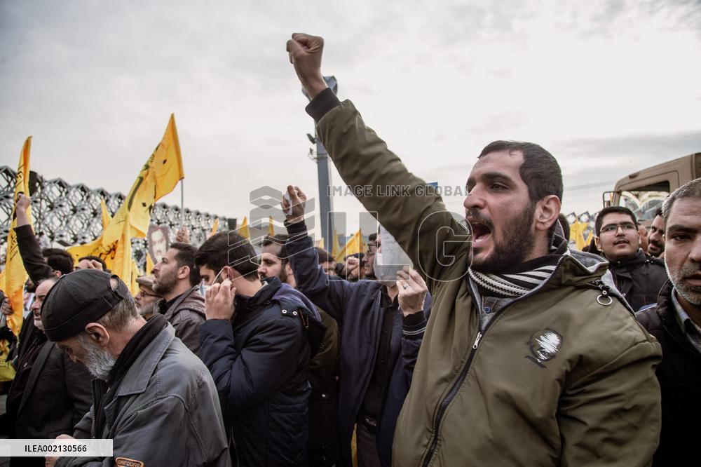 Funeral Of Senior Guards Adviser - Tehran