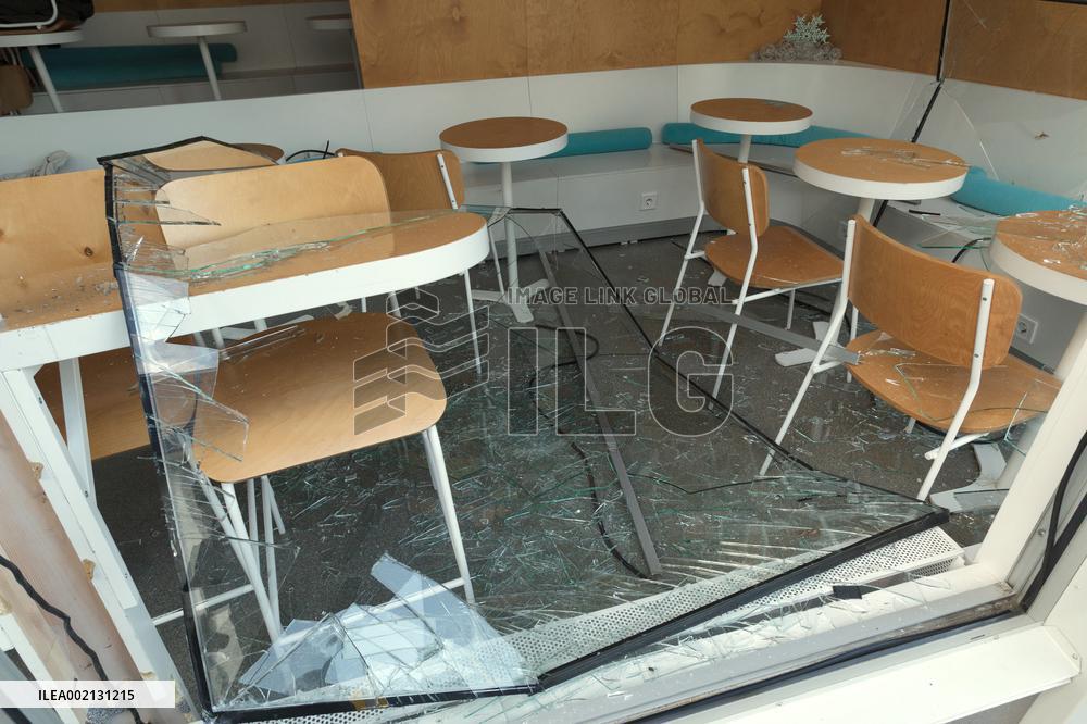 Kyiv after Russian missile attack on December 29, 2023