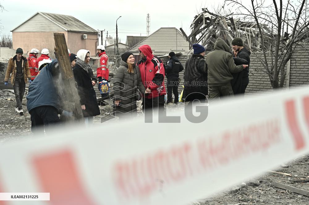 Zaporizhzhia after Russian attack on December 29, 2023