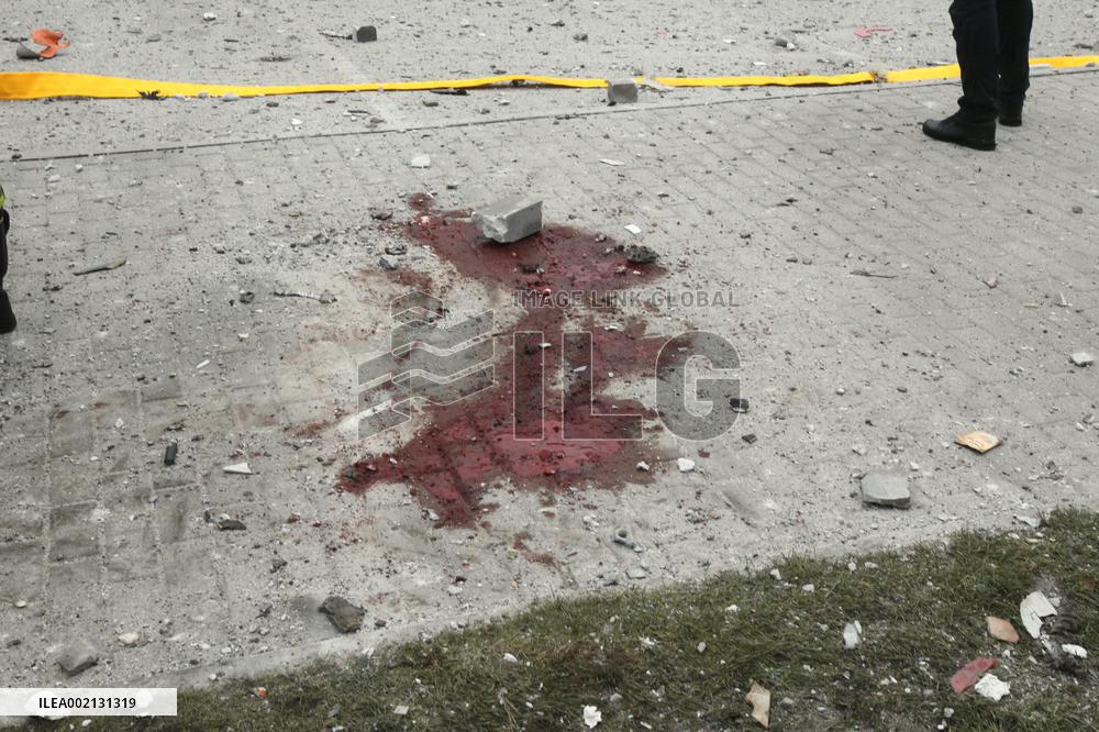 Shopping mall in Dnipro damaged in Russian missile strike