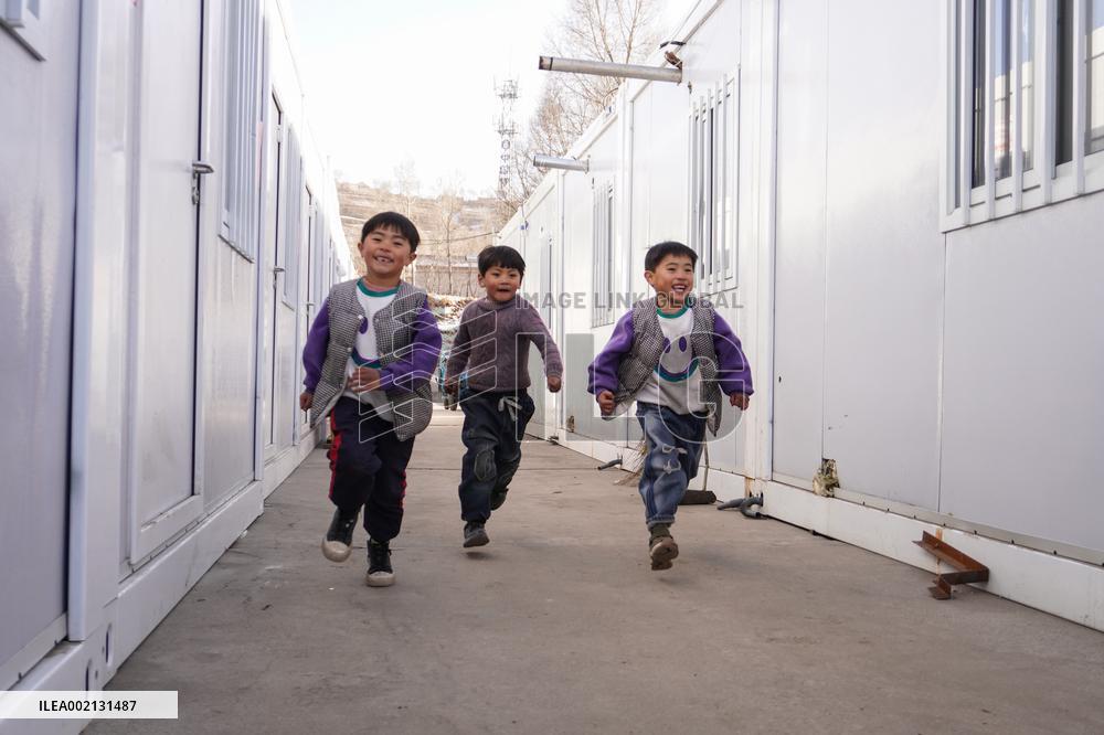 CHINA-GANSU-JISHISHAN-EARTHQUAKE-PREFABRICATED HOUSES (CN)