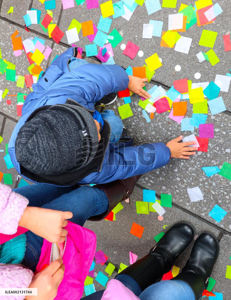 New Year's Eve Confetti Test - NYC