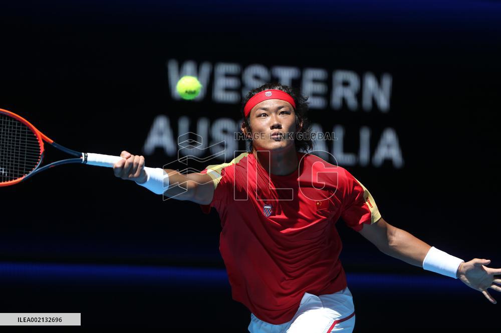 (SP)AUSTRALIA-PERTH-TENNIS-UNITED CUP-CZE VS CHN