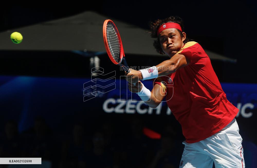 (SP)AUSTRALIA-PERTH-TENNIS-UNITED CUP-CZE VS CHN