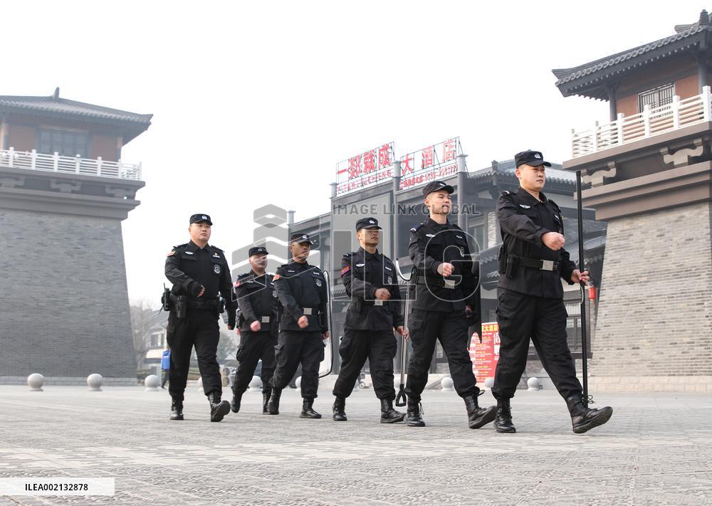 Police Patrol During New Year Holiday