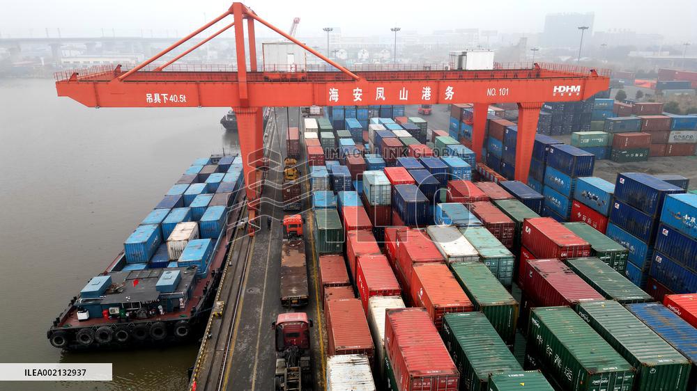 Fengshan Port terminal in Hai'an