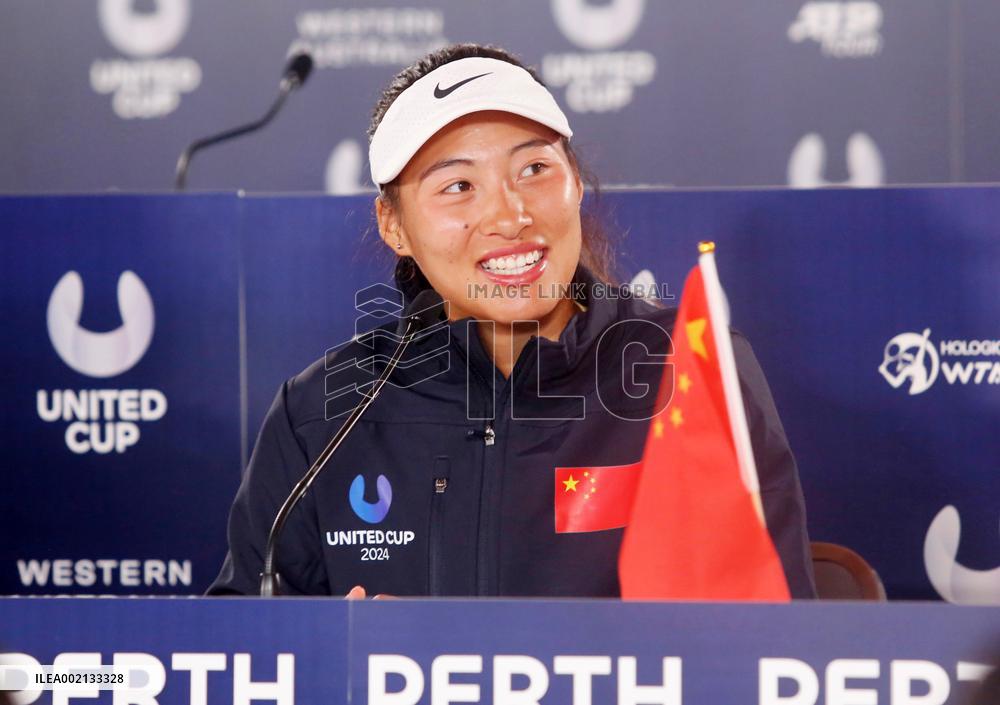 (SP)AUSTRALIA-PERTH-TENNIS-UNITED CUP-CZE VS CHN