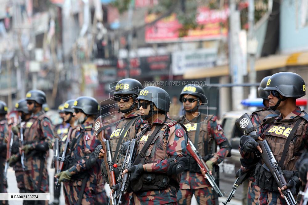 Bangladesh Security Guard For The Upcoming 12th General Election - Dhaka