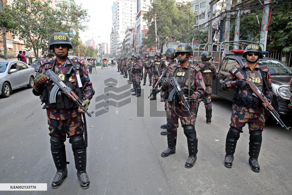 Bangladesh Security Guard For The Upcoming 12th General Election - Dhaka