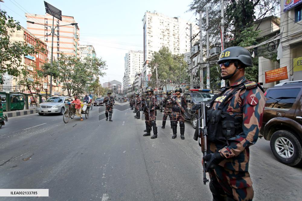Bangladesh Security Guard For The Upcoming 12th General Election - Dhaka