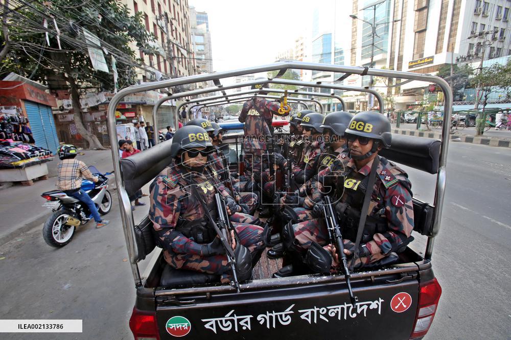 Bangladesh Security Guard For The Upcoming 12th General Election - Dhaka