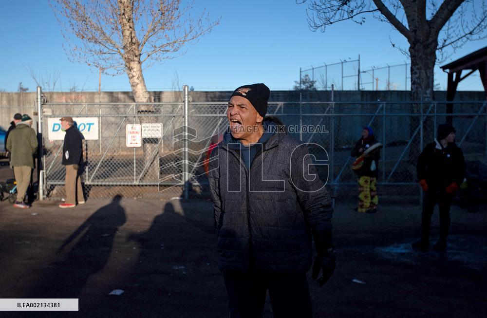 Homeless encampments in Edmonton - Canada