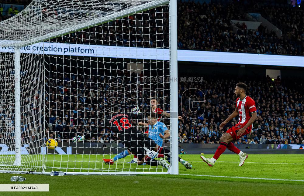 (SP)BRITAIN-MANCHESTER-FOOTBALL-ENGLISH PREMIER LEAGUE-MANCHESTER CITY VS SHEFFIELD UNITED