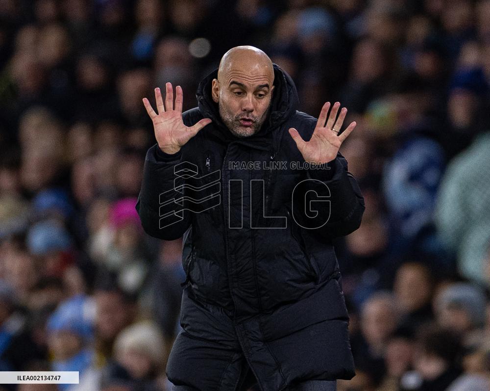 (SP)BRITAIN-MANCHESTER-FOOTBALL-ENGLISH PREMIER LEAGUE-MANCHESTER CITY VS SHEFFIELD UNITED