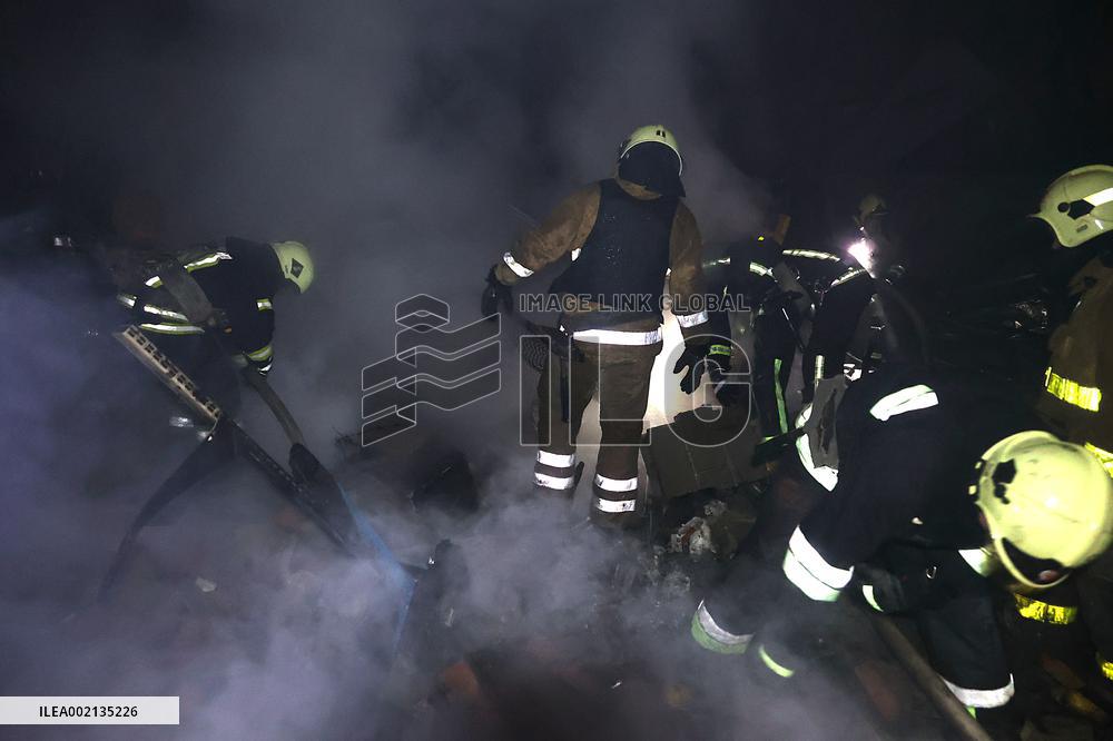 Kharkiv after Russian missile attack on December 30, 2023