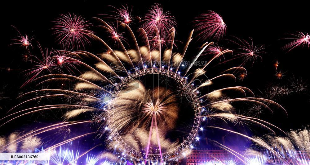 BRITAIN-LONDON-NEW YEAR-CELEBRATIONS