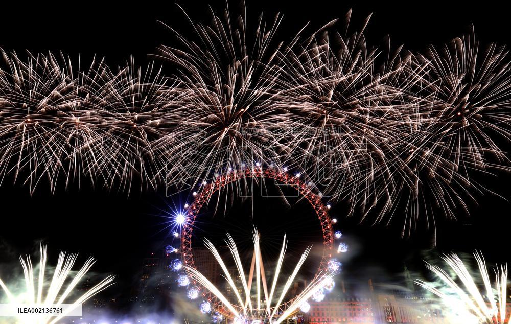BRITAIN-LONDON-NEW YEAR-CELEBRATIONS