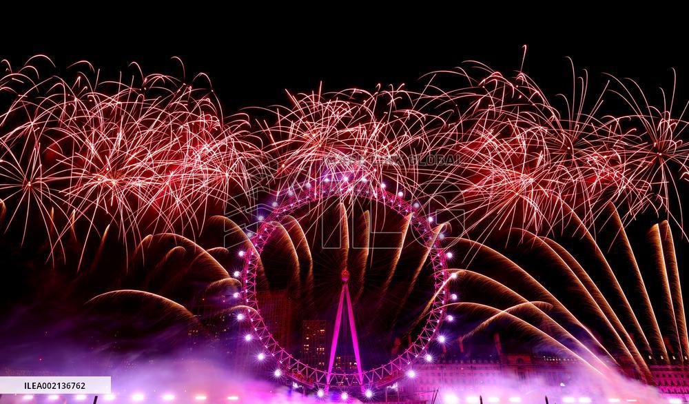BRITAIN-LONDON-NEW YEAR-CELEBRATIONS