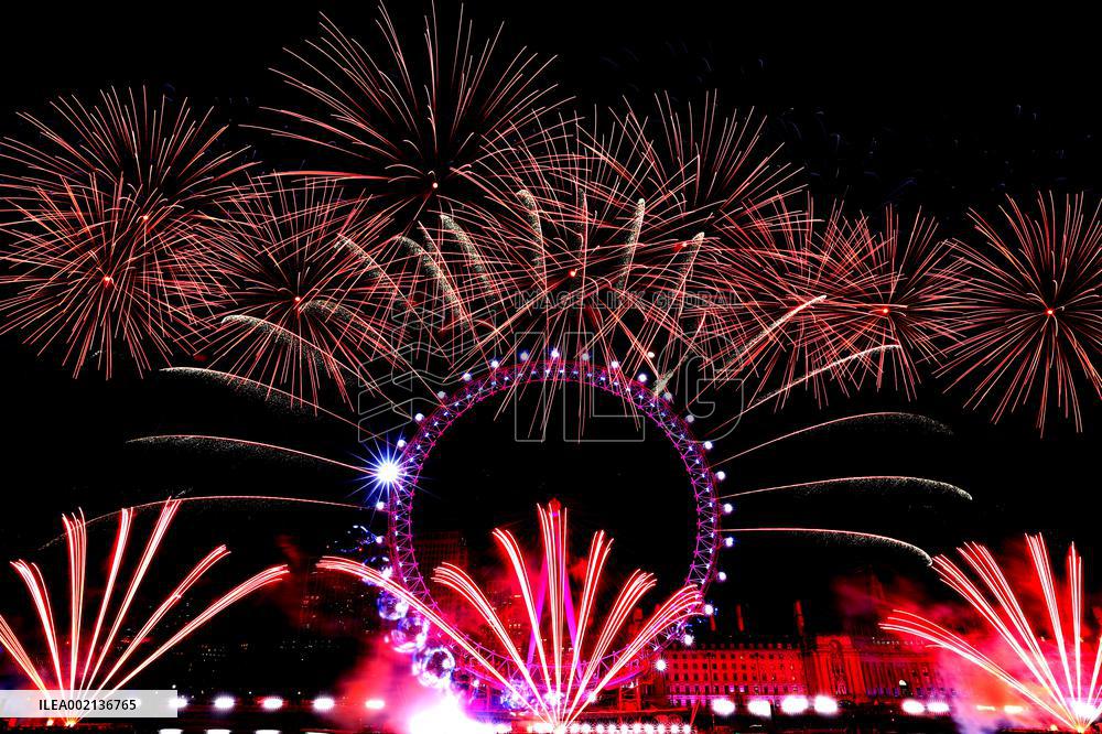BRITAIN-LONDON-NEW YEAR-CELEBRATIONS