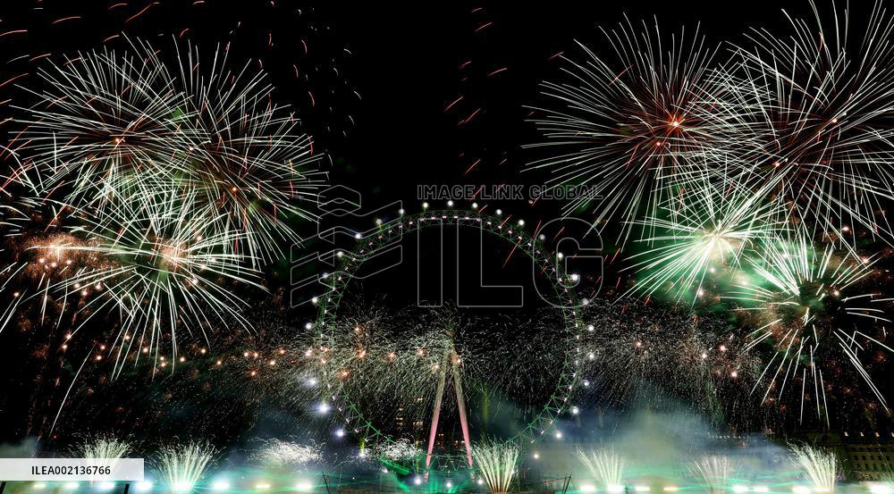 BRITAIN-LONDON-NEW YEAR-CELEBRATIONS
