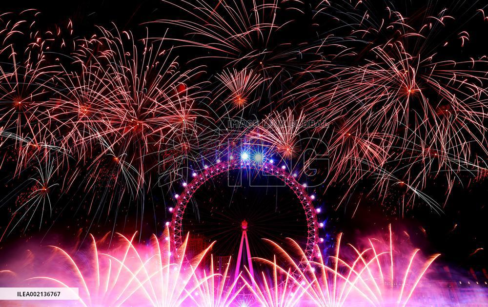 BRITAIN-LONDON-NEW YEAR-CELEBRATIONS