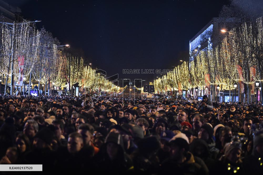 New Year's celebrations in Paris 2024
