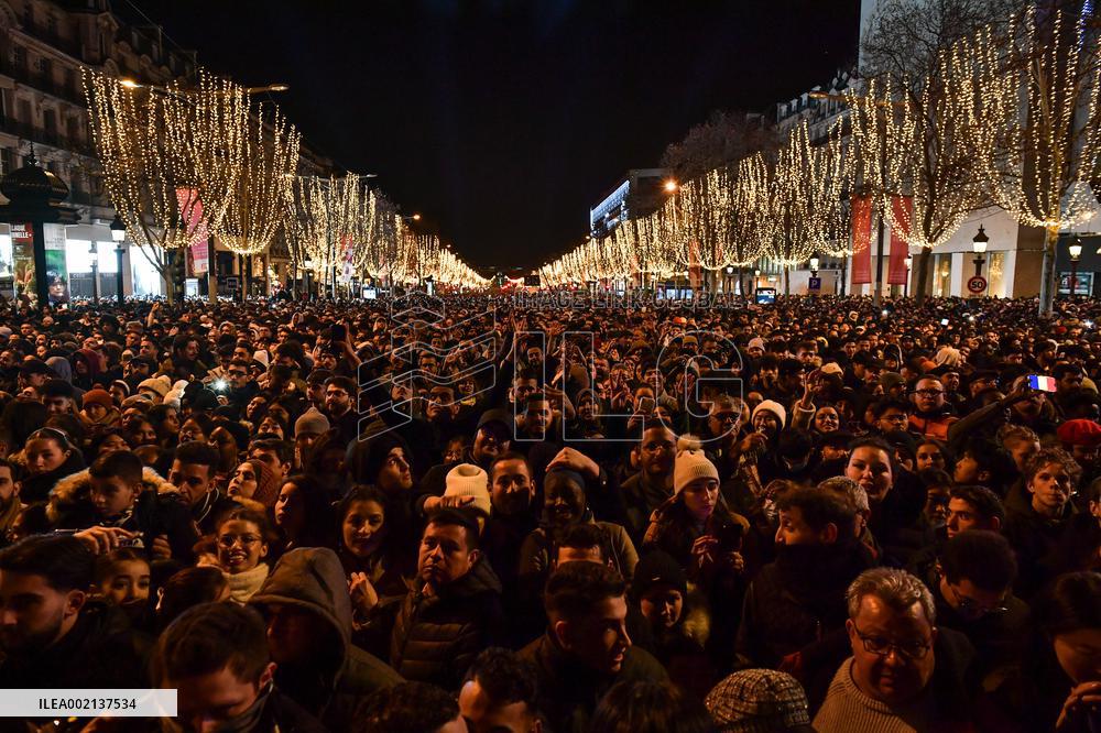 New Year's celebrations in Paris 2024