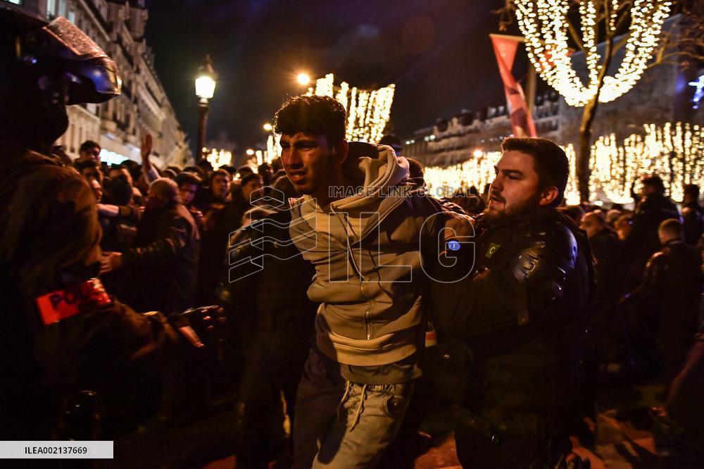 New Year's celebrations in Paris 2024