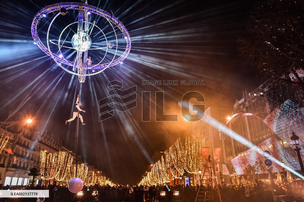 New Year's celebrations in Paris 2024