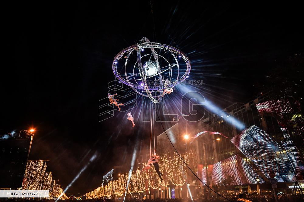 New Year's celebrations in Paris 2024