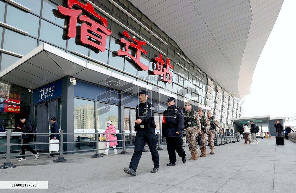 Police  Patrol During New Year Holiday