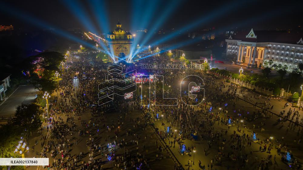 LAOS-VIENTIANE-NEW YEAR-CELEBRATION
