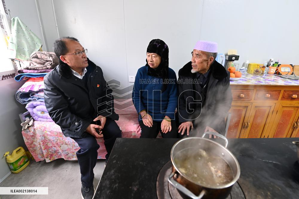 CHINA-GANSU-QINGHAI-EARTHQUAKE-RELOCATION SITES-NEW YEAR (CN)