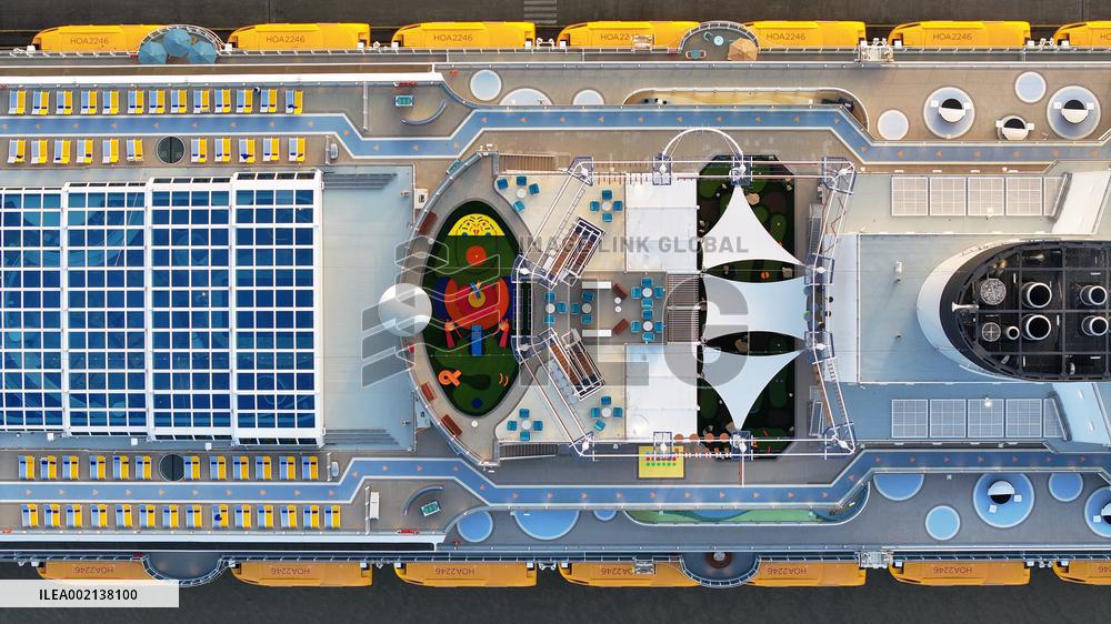 First Chinese-made Large Cruise Ship Adora Cruises Maiden Voyage