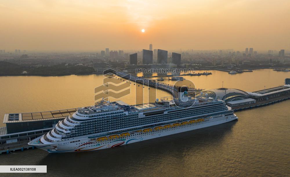 First Chinese-made Large Cruise Ship Adora Cruises Maiden Voyage