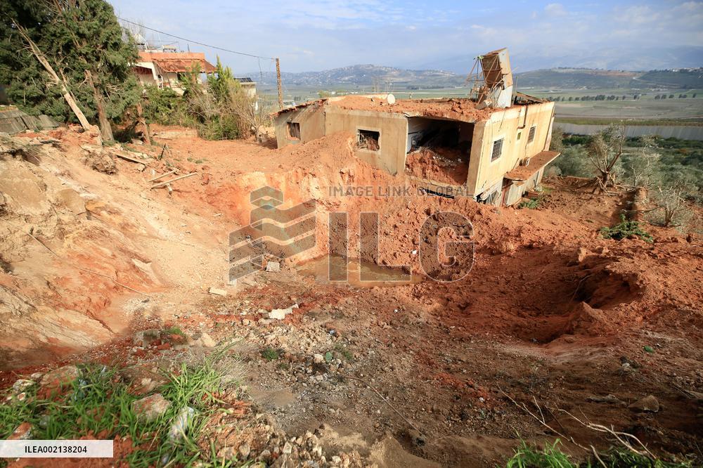 LEBANON-KFARKELA-ISRAEL-BORDER-TENSION