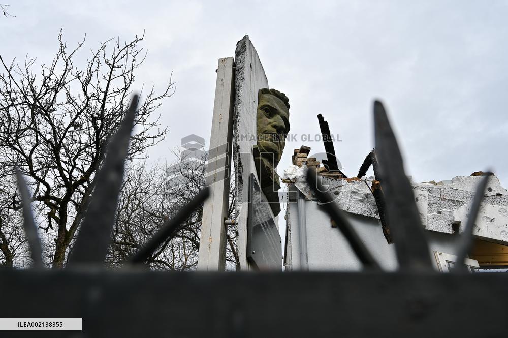 Russians destroy Roman Shukhevych Museum in Lviv