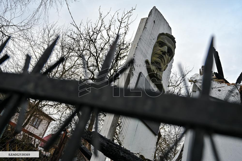 Russians destroy Roman Shukhevych Museum in Lviv