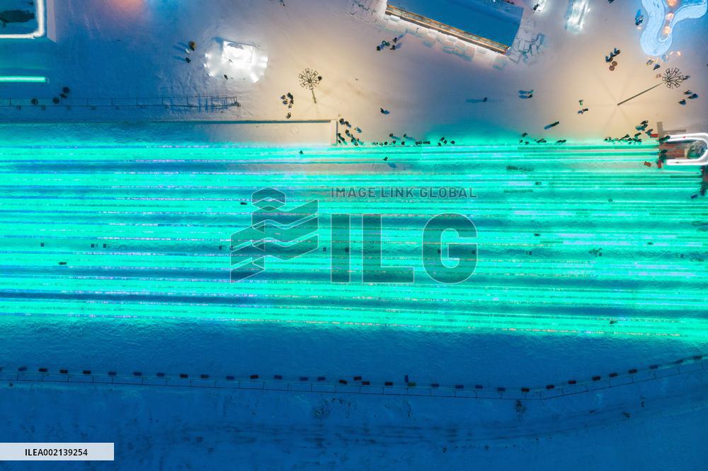 CHINA-HEILONGJIANG-HARBIN-ICE SLIDE (CN)