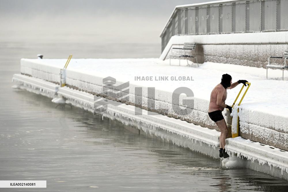 Cold weather in Finland