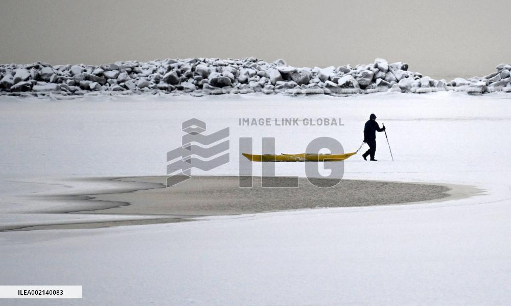 Cold weather in Finland