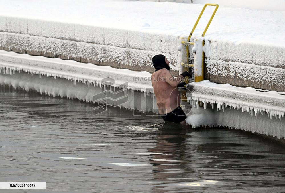 Cold weather in Finland