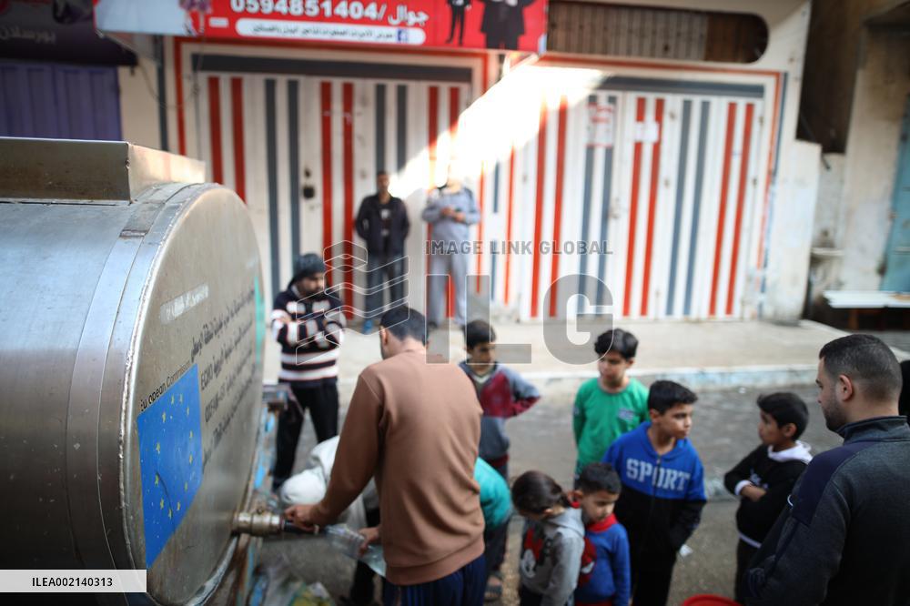 MIDEAST-GAZA-REFUGEE CAMP